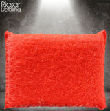 DETAIL GEAR Red Corse Interior Scrub Pad For Fabric