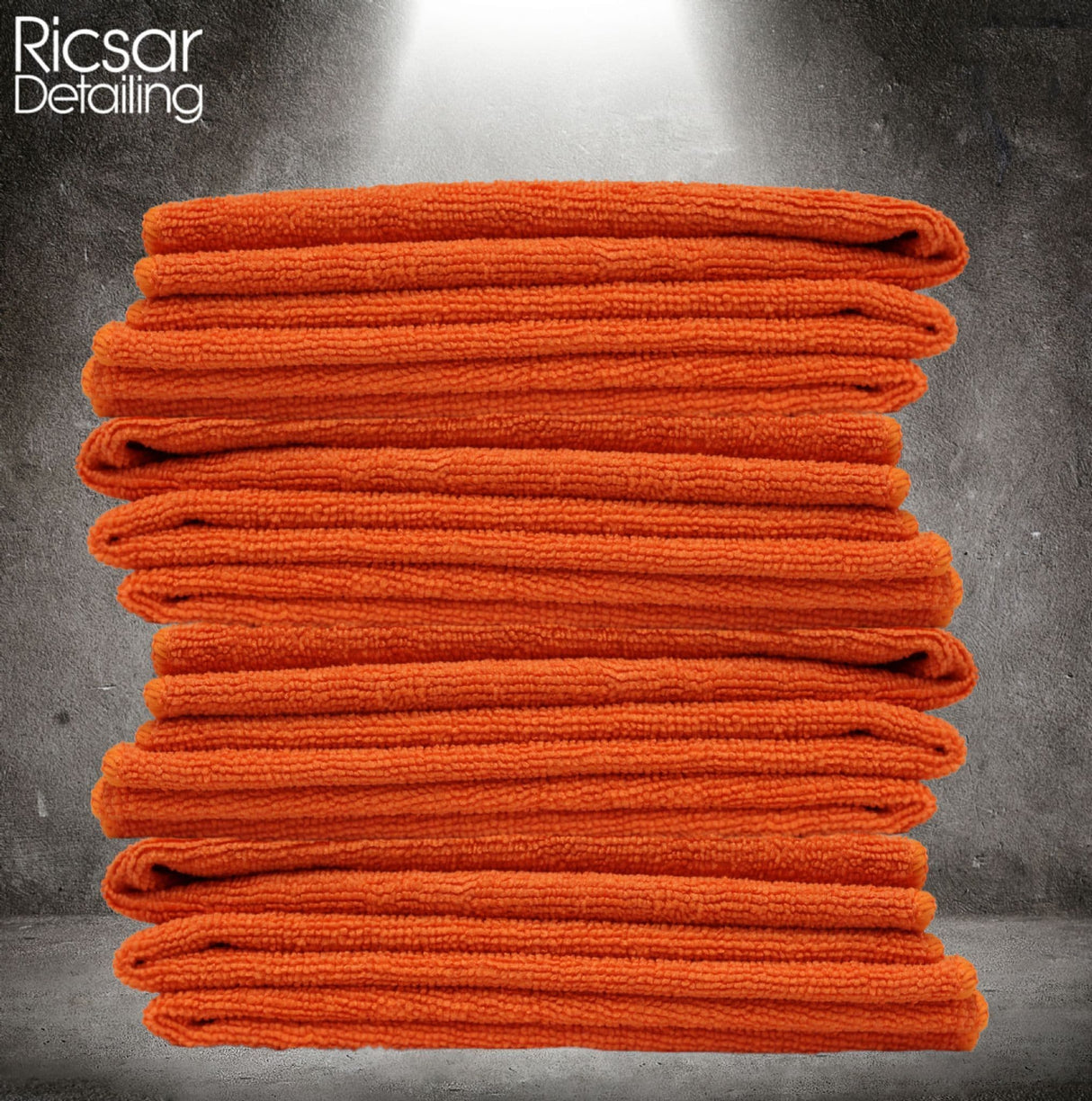 DETAIL GEAR Microfibre Cloths - Orange (Choose Bundle Size)