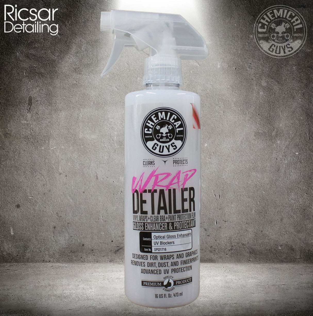 Chemical Guys Wrap Detailer Gloss Enhancer & Protectant for Vinyl Wraps