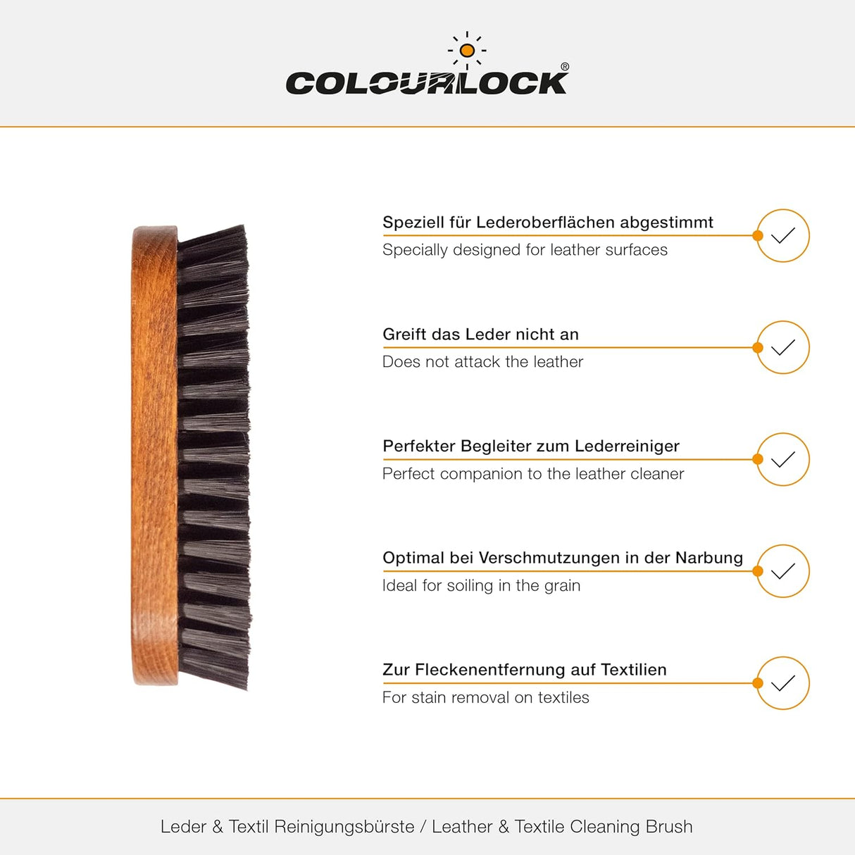 COLOURLOCK Premium Leather Cleaning Brush