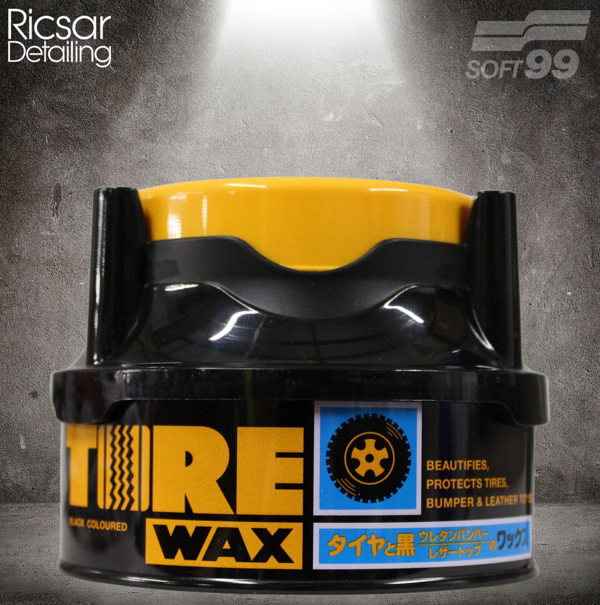 Soft99 Tyre Black Wax - Durable Tyre Coating