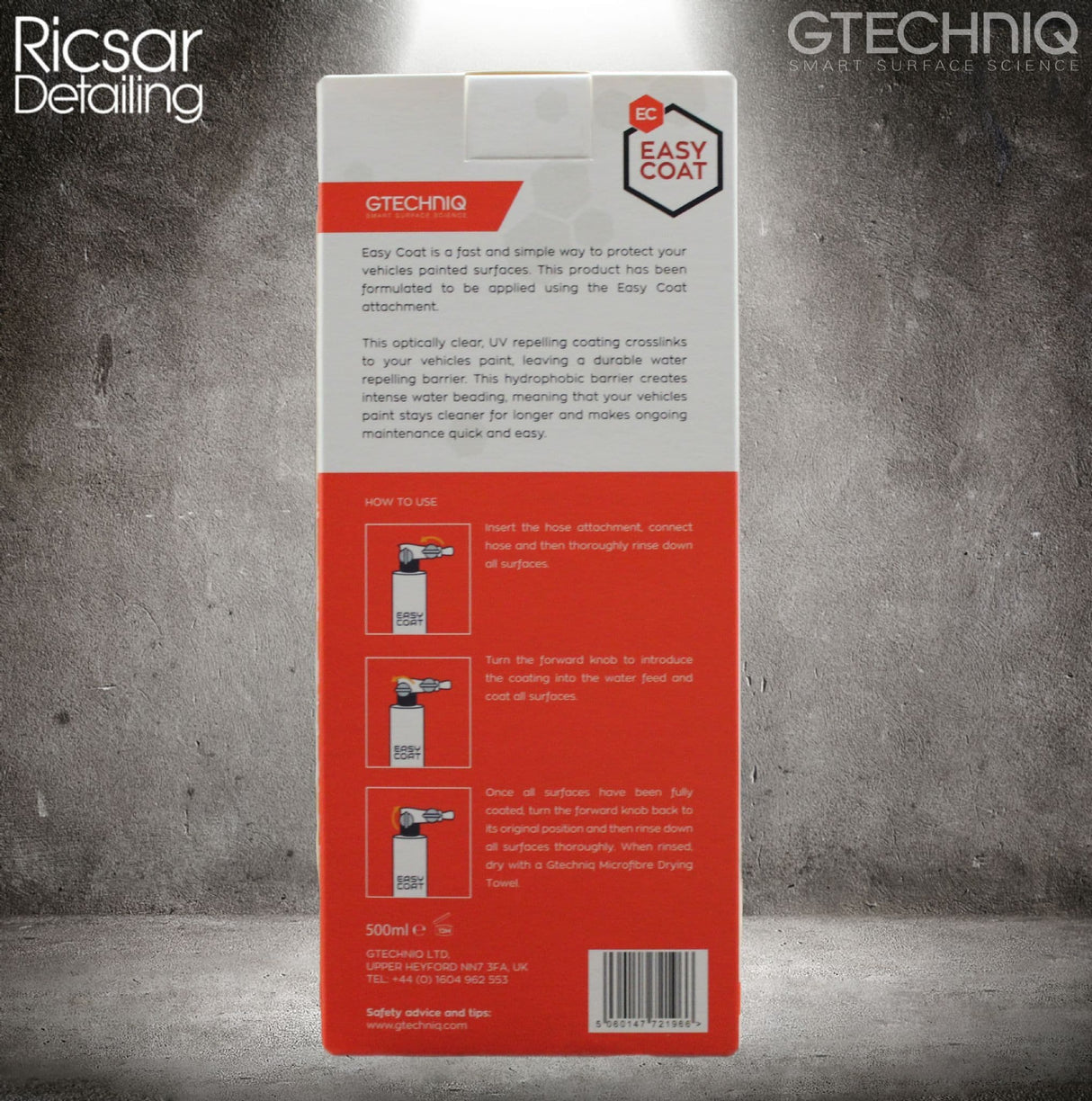 Gtechniq Easy Coat  - Spray and Rinse Sealant Kit