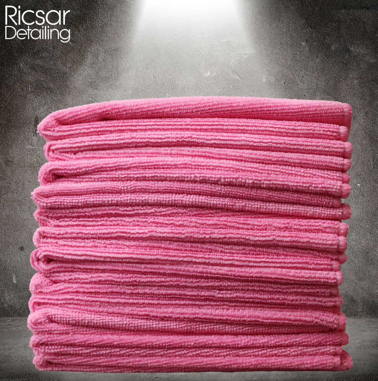 DETAIL GEAR Microfibre Cloths - Pink (Choose Bundle Size)