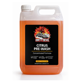 DIRTY DEVIL Ultimate 4-Stage Wash Bundle 5L - Citrus Pre-Wash, Snow Foam, Wheel Cleaner & Shampoo
