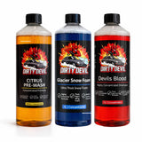 DIRTY DEVIL Ultimate 3-Stage Wash Bundle 3 x 1L - Citrus Pre-Wash, Snow Foam & Shampoo