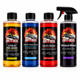 DIRTY DEVIL 4 Piece Car Washing Kit 500ml