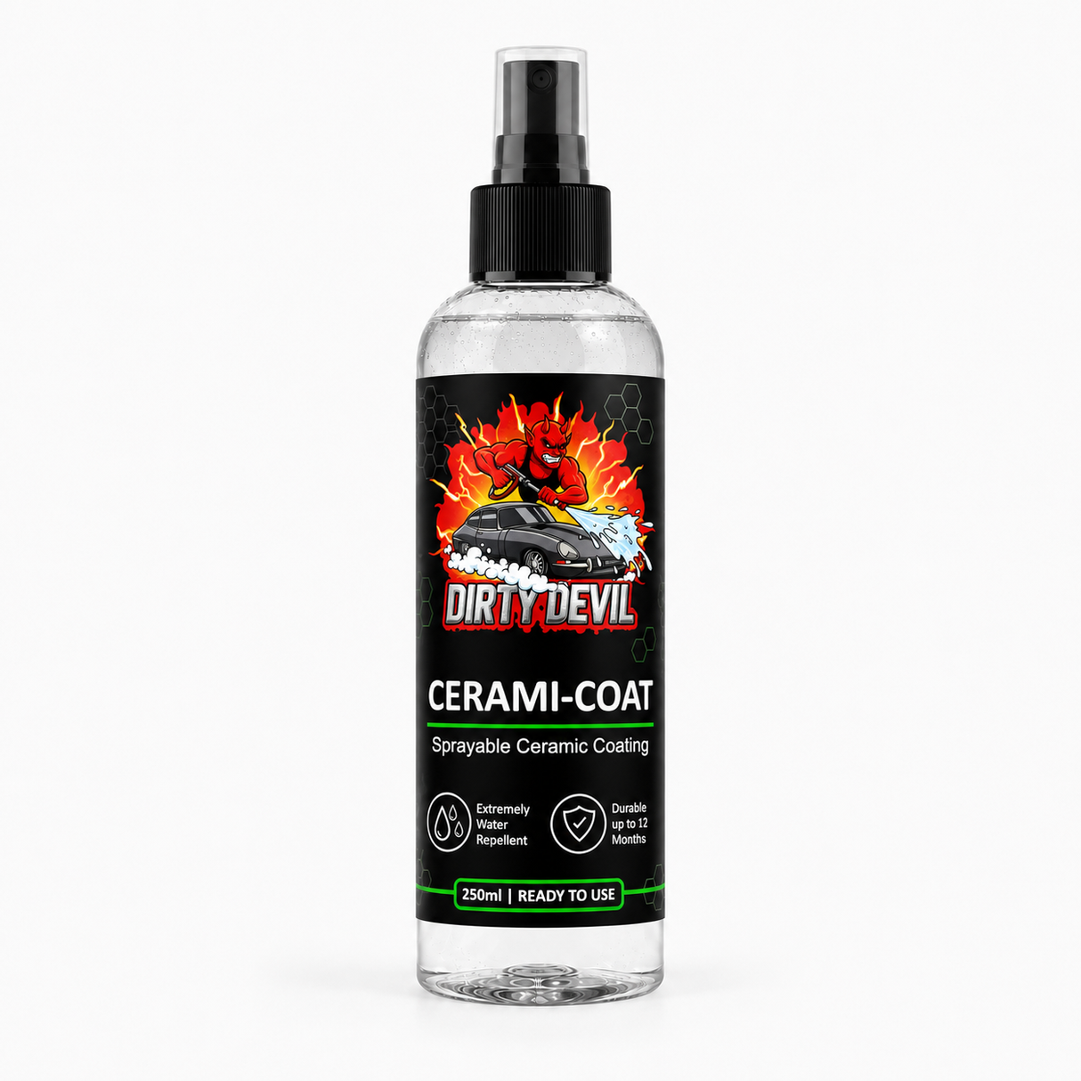 DIRTY DEVIL Cerami-Coat 250ml - Sprayable 1 Year Ceramic Coating
