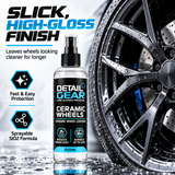 Detail Gear Ceramic Wheels Kit 250ml – SiO2 Ceramic Wheel Coating Spray