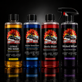 DIRTY DEVIL 4 Piece Car Washing Kit 500ml