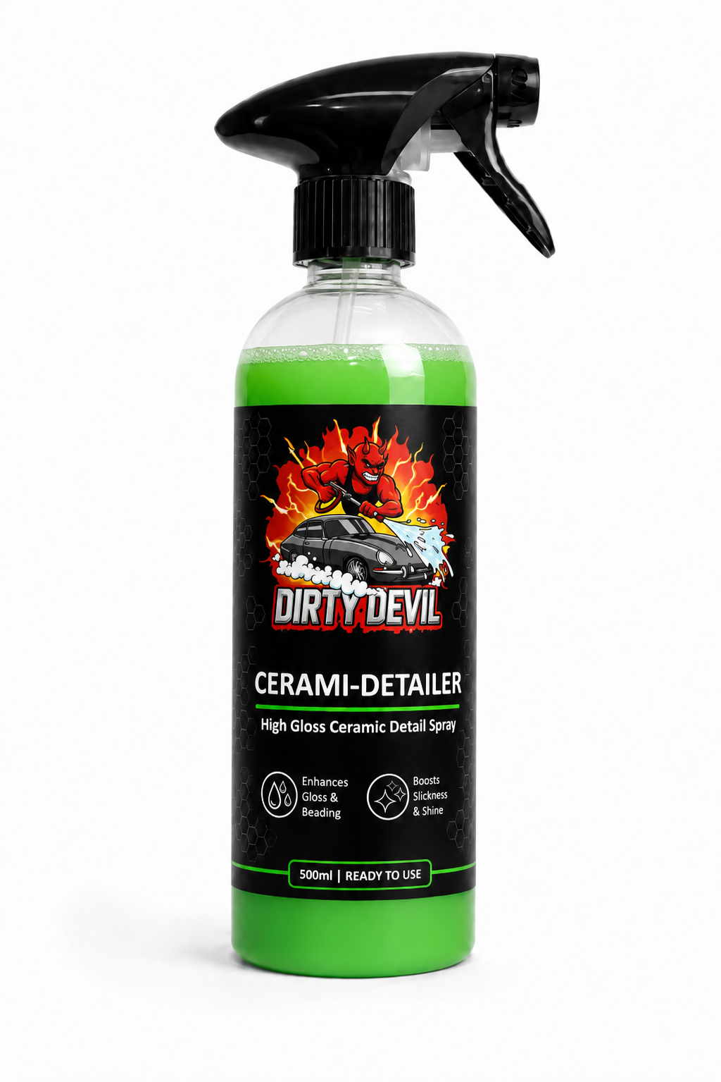 DIRTY DEVIL 2 Piece Cerami-Kit 500ml - Cerami-Shampoo & Cerami-Detailer