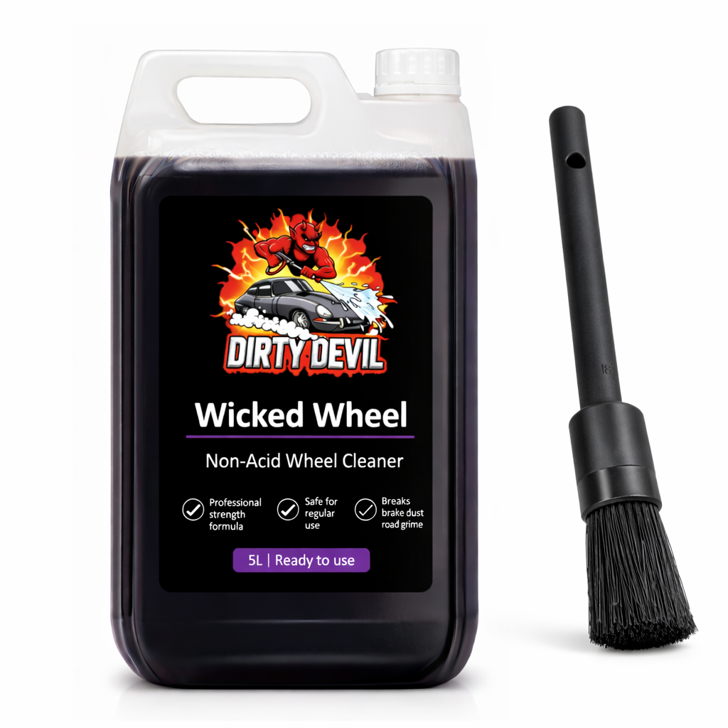 DIRTY DEVIL Wicked Wheel Cleaner + Wheel Brush