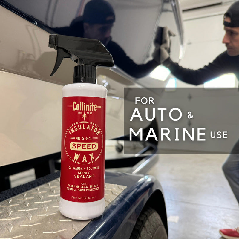 Collunite Collinite S-845 Insulator Speed Wax - High Gloss Sealant Topper - 473m ...