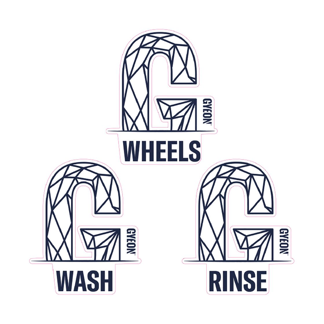 GYEON Q²M Bucket Sticker Set
