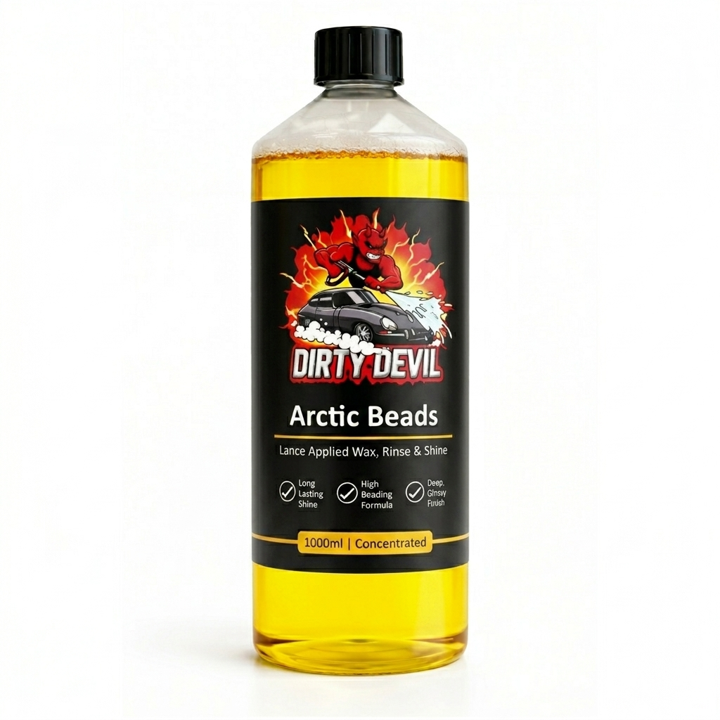 DIRTY DEVIL Arctic Beads - Lance Applied Hydrophobic Wax Coating & Drying Aid