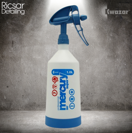 Kwazar Mercury Pro+ Double Action & 360 Trigger Spray - Blue