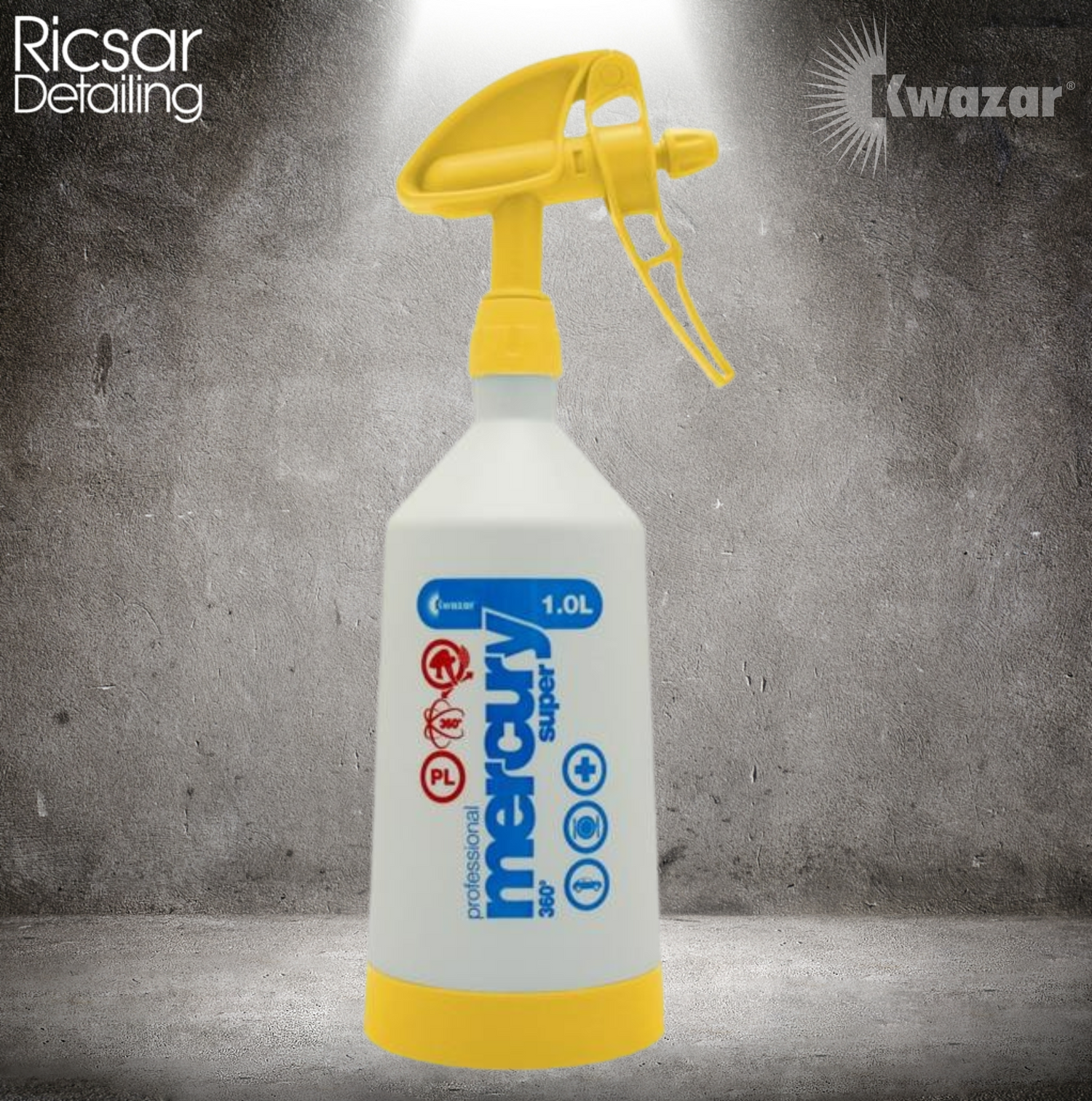 Acheter Kwazar Mercury Super 360 Pro+ Pulvérisateur Jaune - 1 litre Acheter Kwazar Mercury Super 360 Pro+ Pulvérisateur Jaune - 1 litre