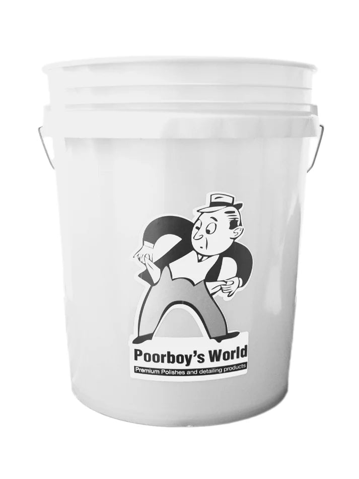 Poorboys Bucket With Dirt Guard & Lid