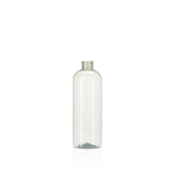 500ml Clear PET Plastic Round Bottle 28mm Neck (30% PCR) + FREE LIDS
