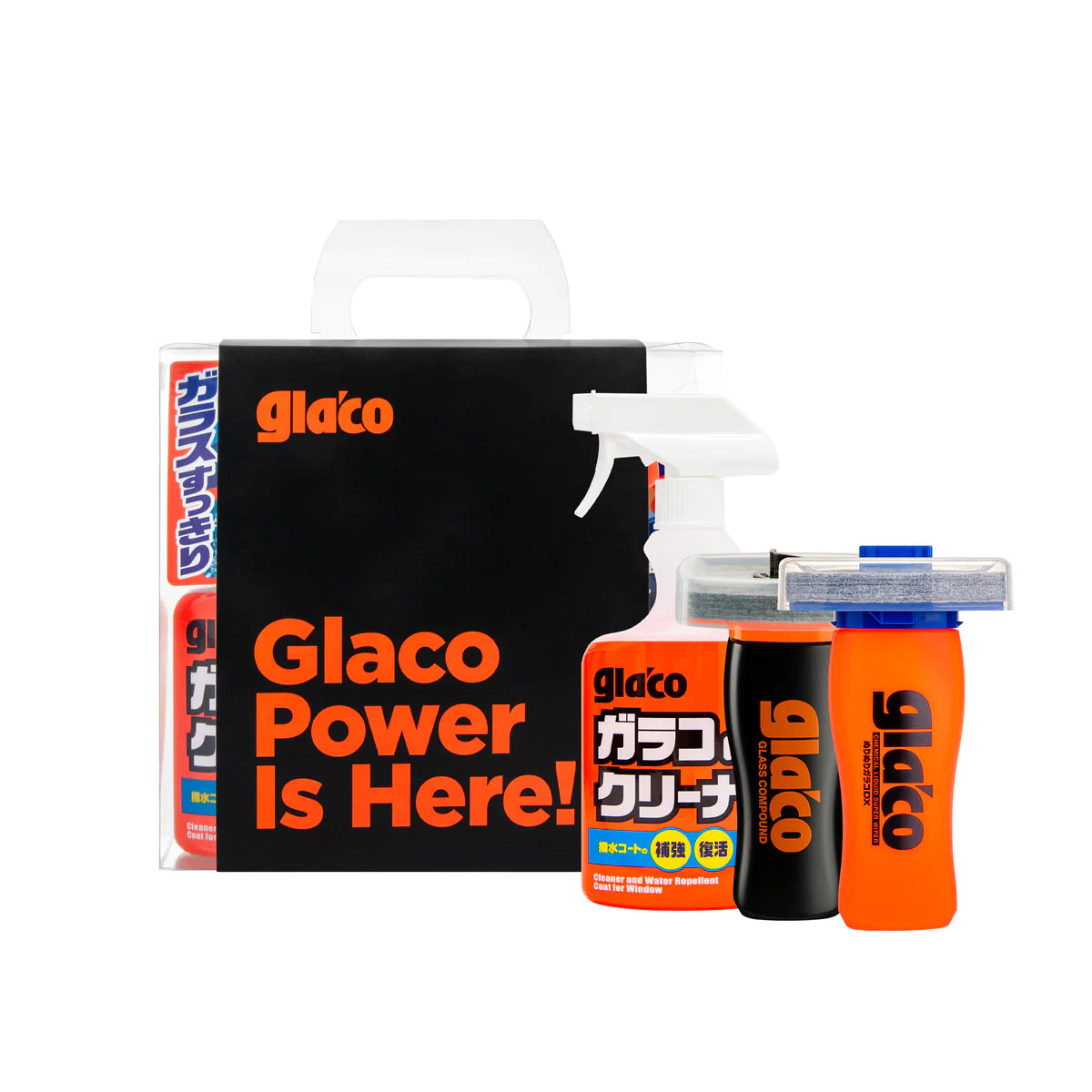 SOFT99 3 Piece Glaco DX Glass Protection Kit