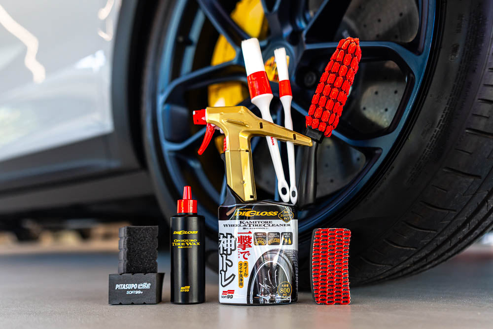 SOFT99 Wheel Cleaning Set