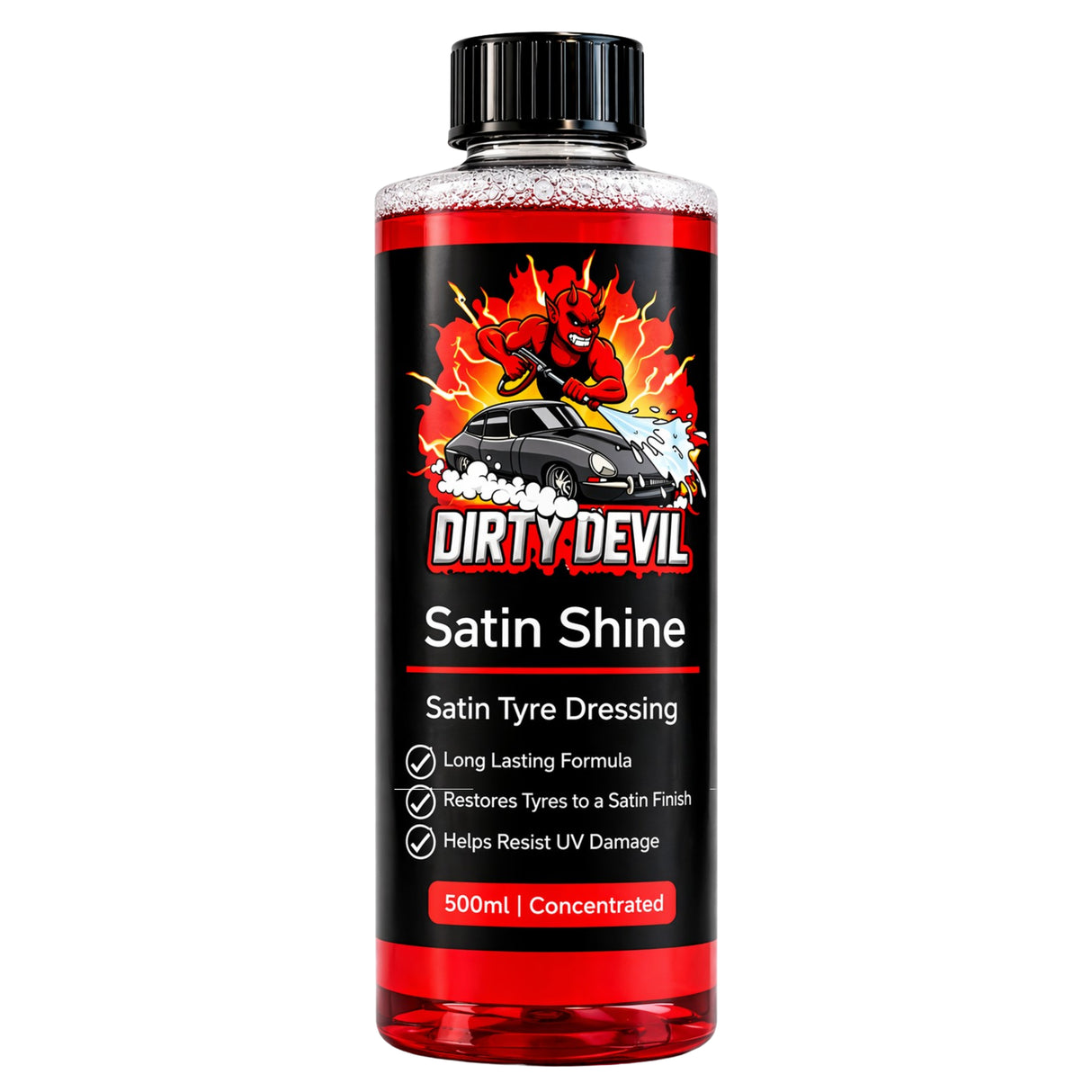 DIRTY DEVIL Tyre Dressing – Satin Tyre Dressing & Restorer