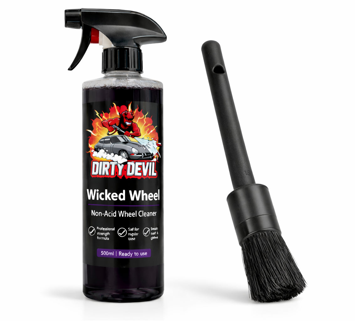 DIRTY DEVIL Wicked Wheel Cleaner + Wheel Brush