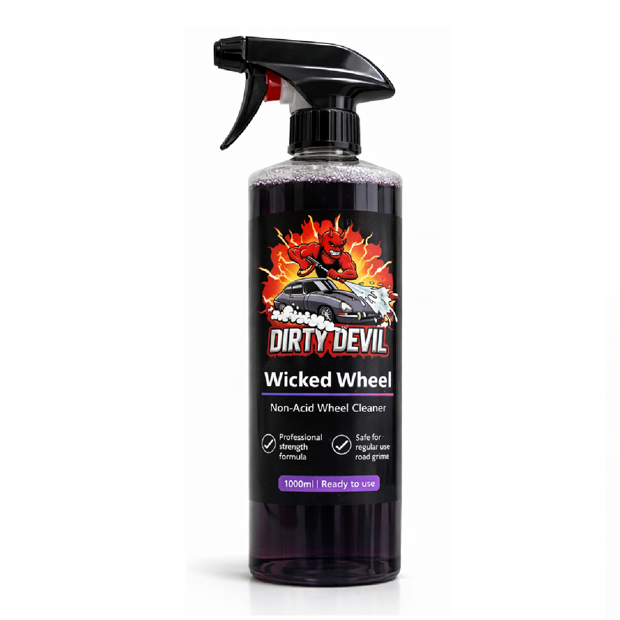 DIRTY DEVIL Wicked Wheel Cleaner - Advanced Wheel Cleaner