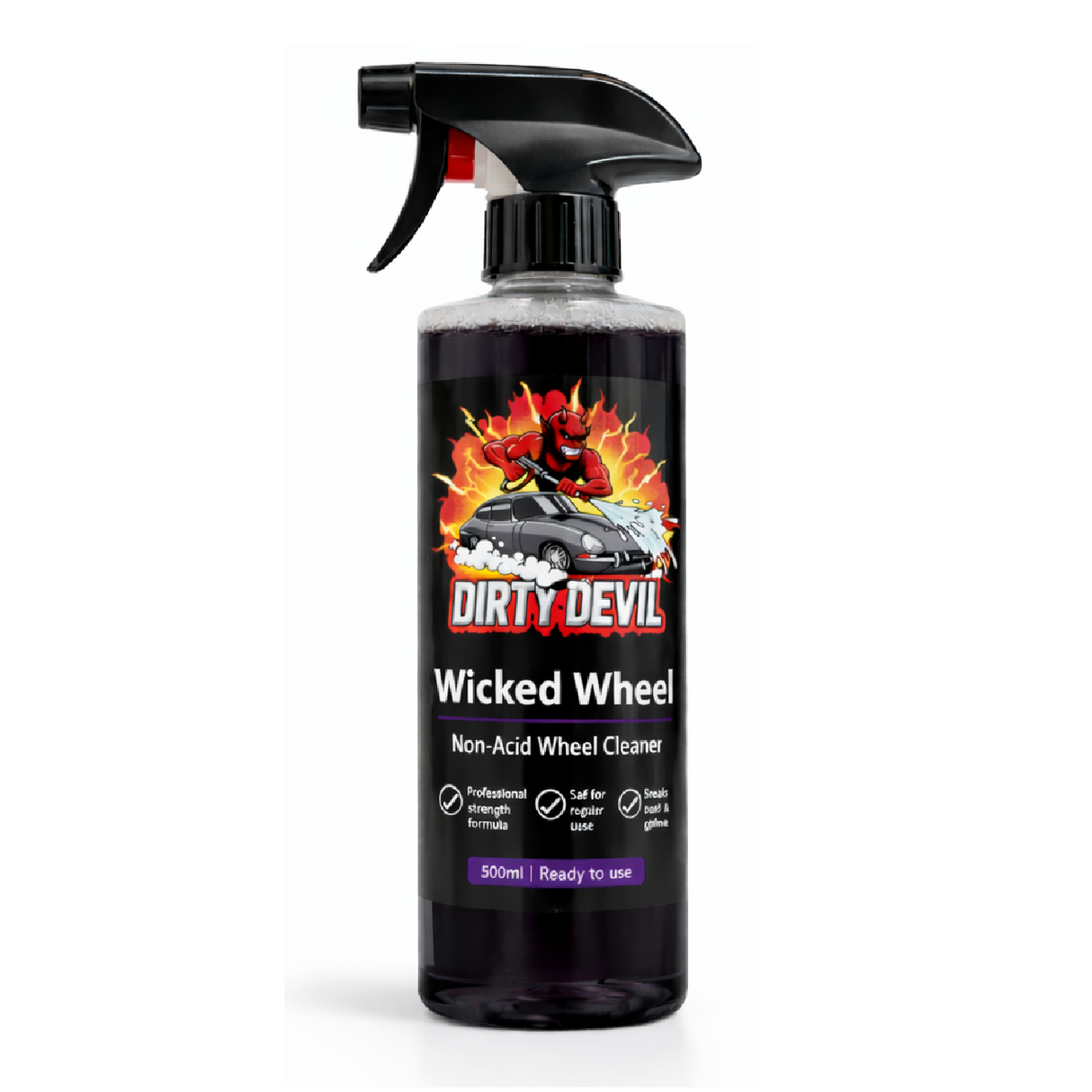 DIRTY DEVIL Wicked Wheel Cleaner - Advanced Wheel Cleaner
