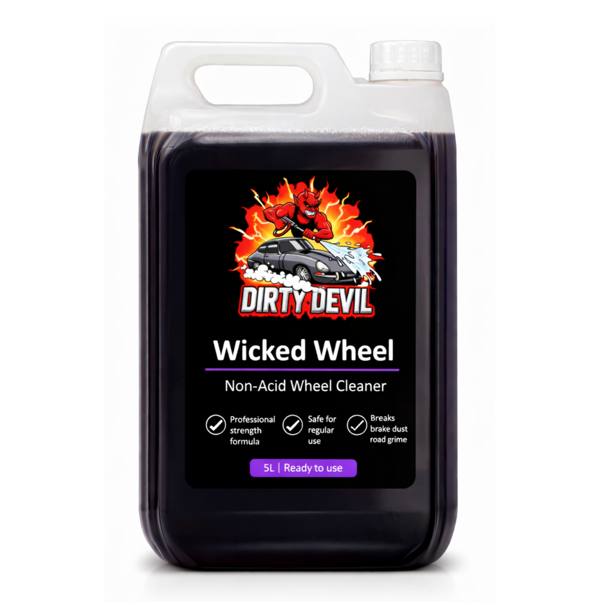 DIRTY DEVIL Wicked Wheel Cleaner - Advanced Wheel Cleaner