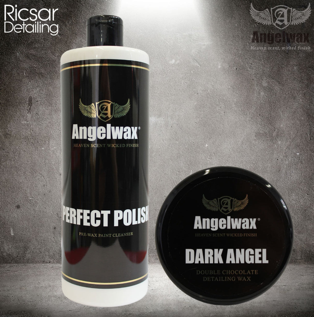 Angelwax Perfect Polish & Dark Angel Wax - Kit