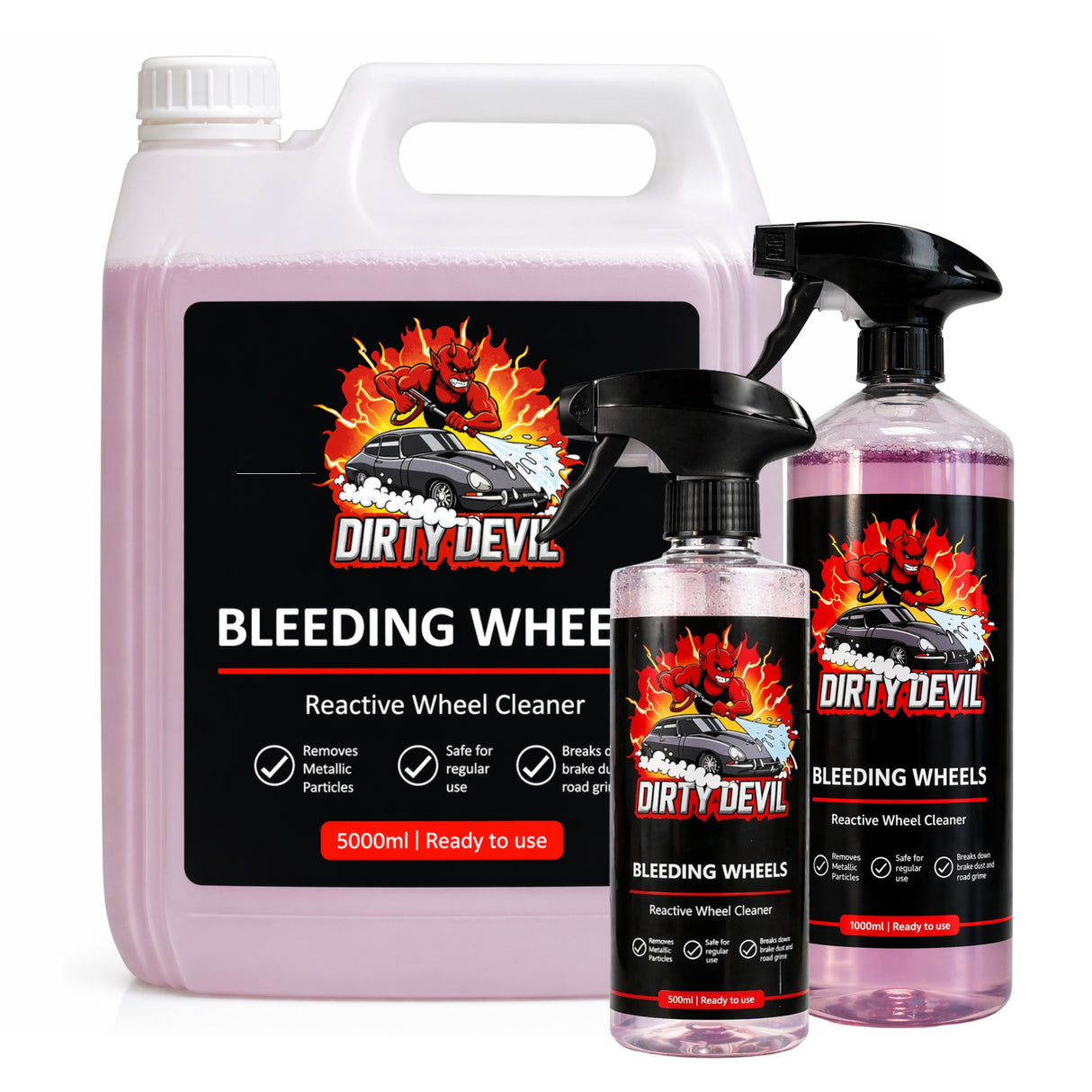 DIRTY DEVIL Bleeding Wheels Reactive Wheel Cleaner
