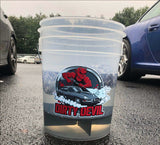 DIRTY DEVIL Clear Wash Bucket 20L & Grit Guard + FREE WASH MITT