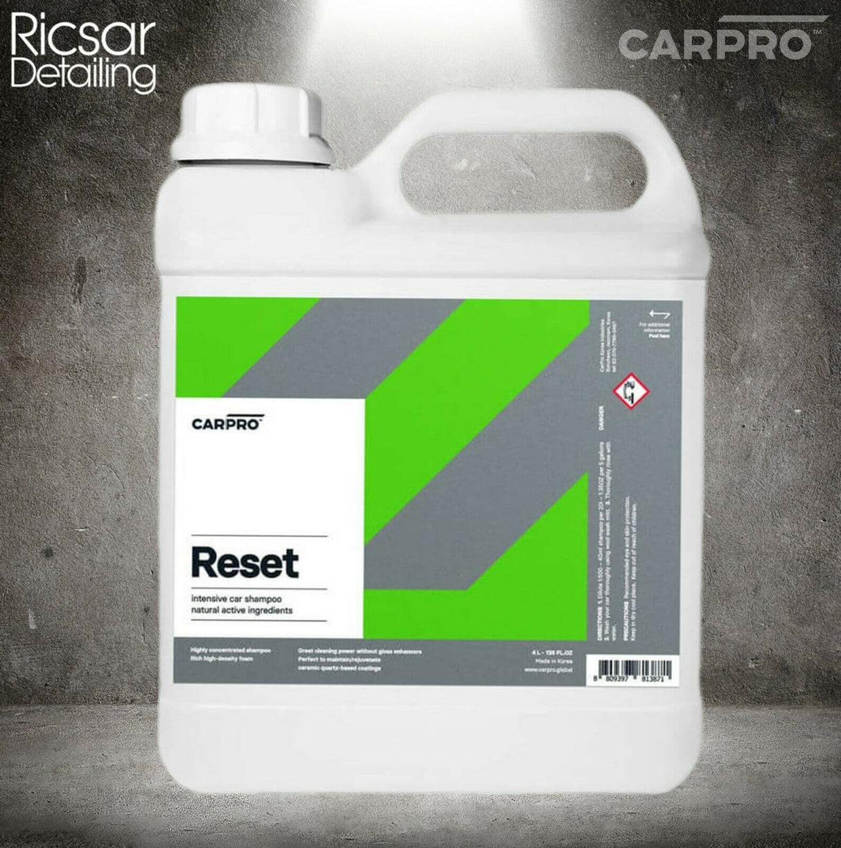 CarPro Reset Intensive Car Shampoo Detail Gear
