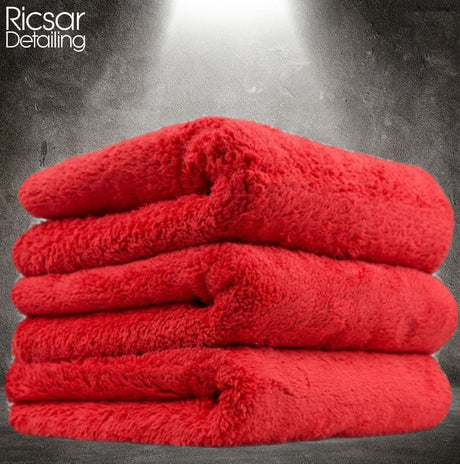 Chemical Guys Red Happy Ending Edgeless Towels 3 Pack