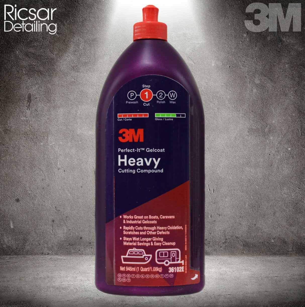 3M Perfect-It Gelcoat Heavy Cutting Compound 946ml