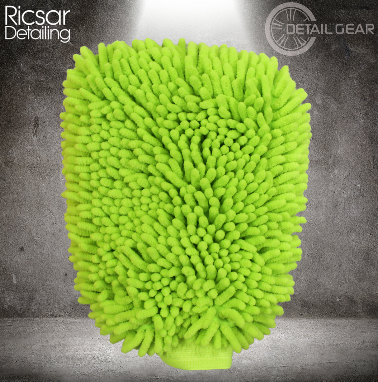 DETAIL GEAR High Quality Chenille Noodle Wash Mitt- Green