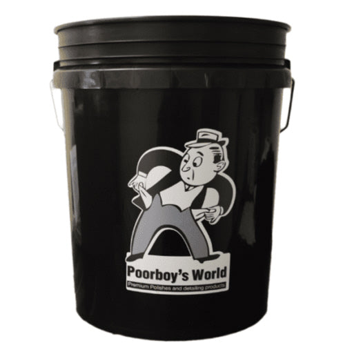 Poorboys Black Bucket & Black lid