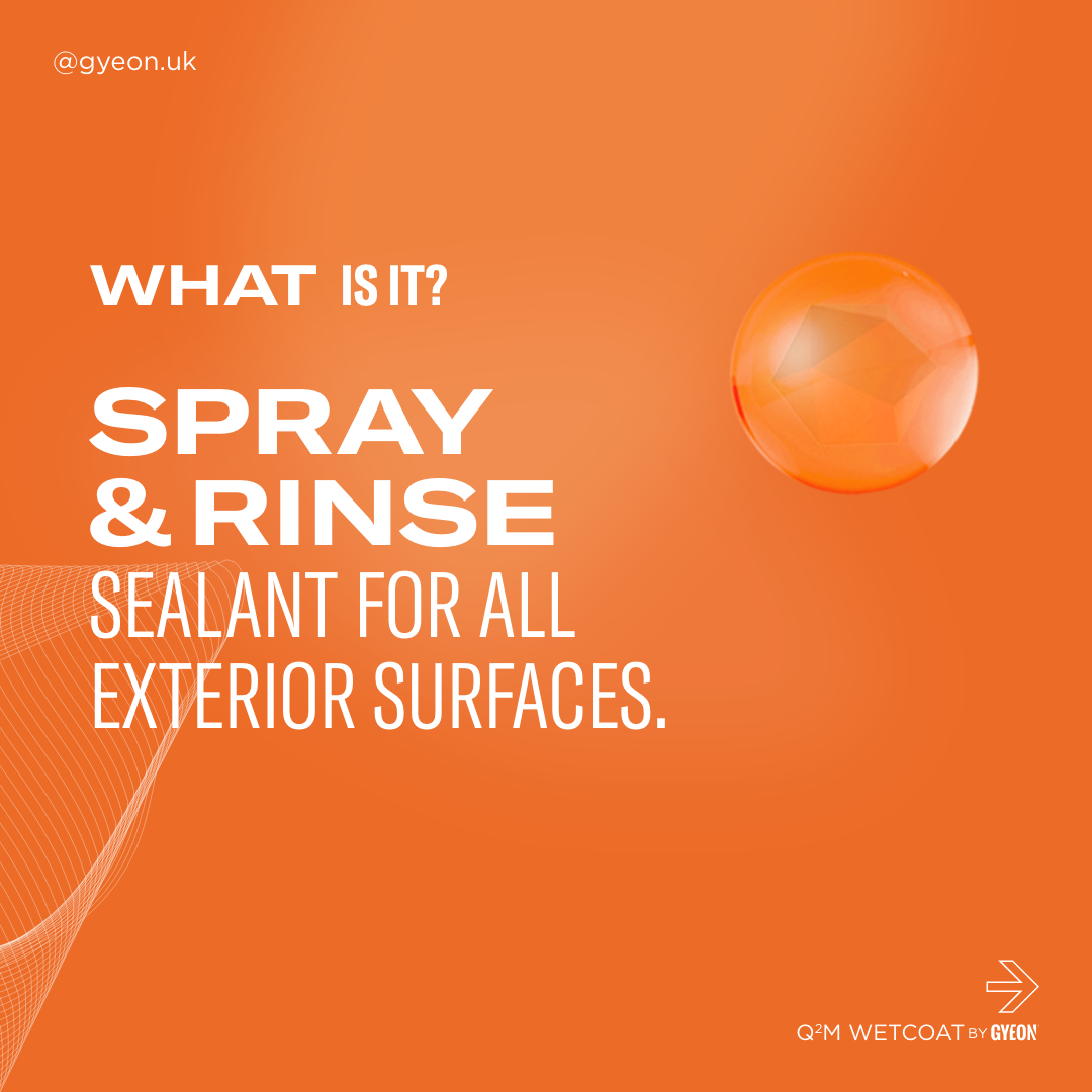 GYEON Q²M WetCoat - Spray & Rinse Coating!