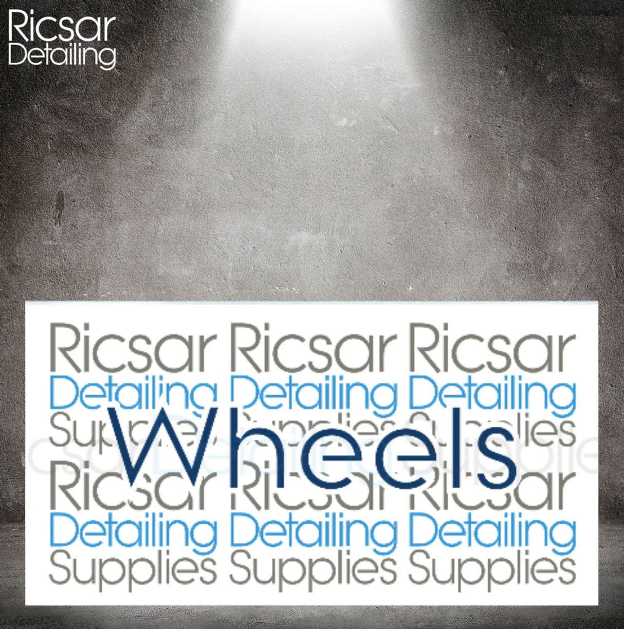 Ricsar Detailing Supplies Bucket Stickers