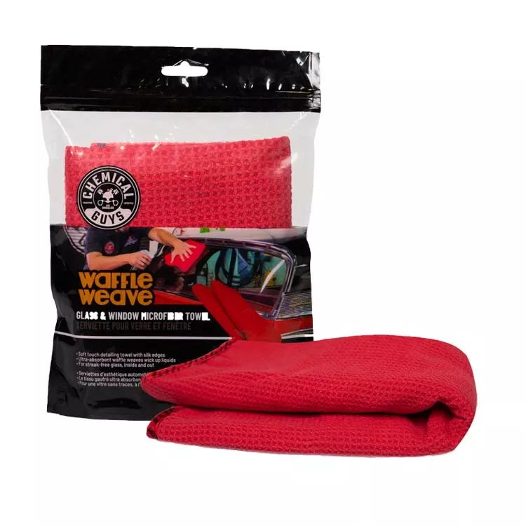 Chemical Guys Glass And Window Waffle Weave Towel