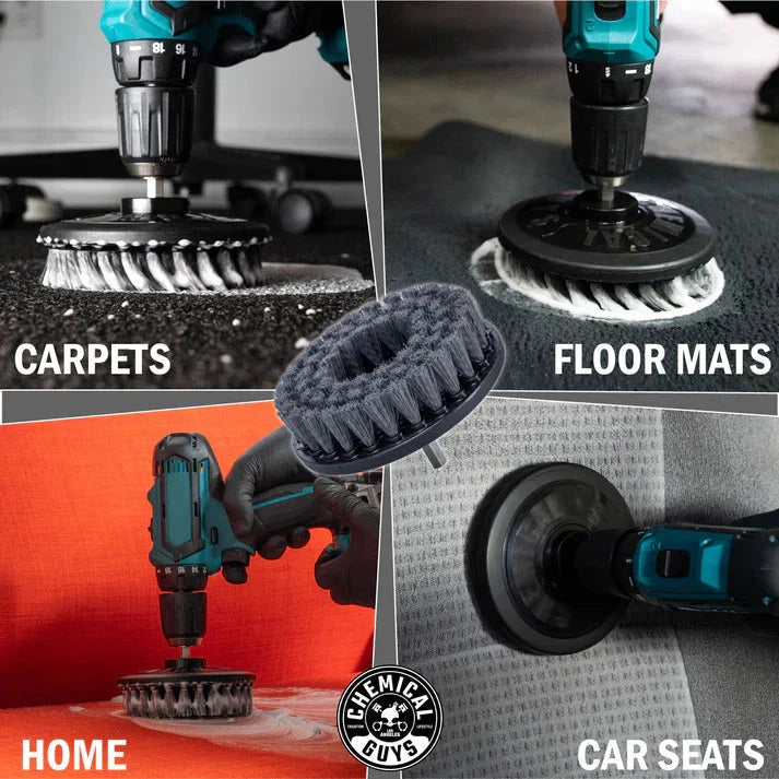 CHEMICAL GUYS SPINNER CARPET DRILL BRUSH - LIGHT DUTY