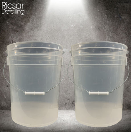 The Ultimate Clear Transparent Car Wash Bucket 20L (5 Gallons)