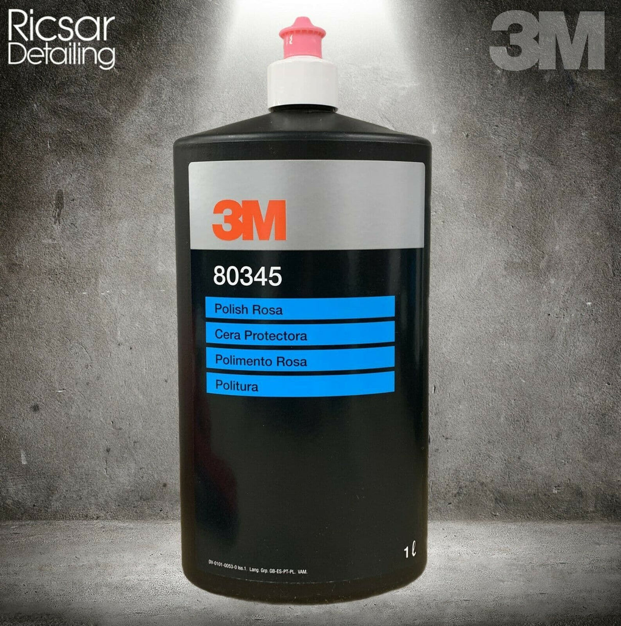 3m Pink Rosa 80345 - High Gloss Finishing Polish Long Lasting Wax Protection 1L