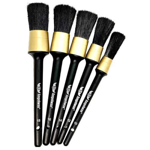 Angelwax Brush-Up! - 5 Piece Detailing Brush Set