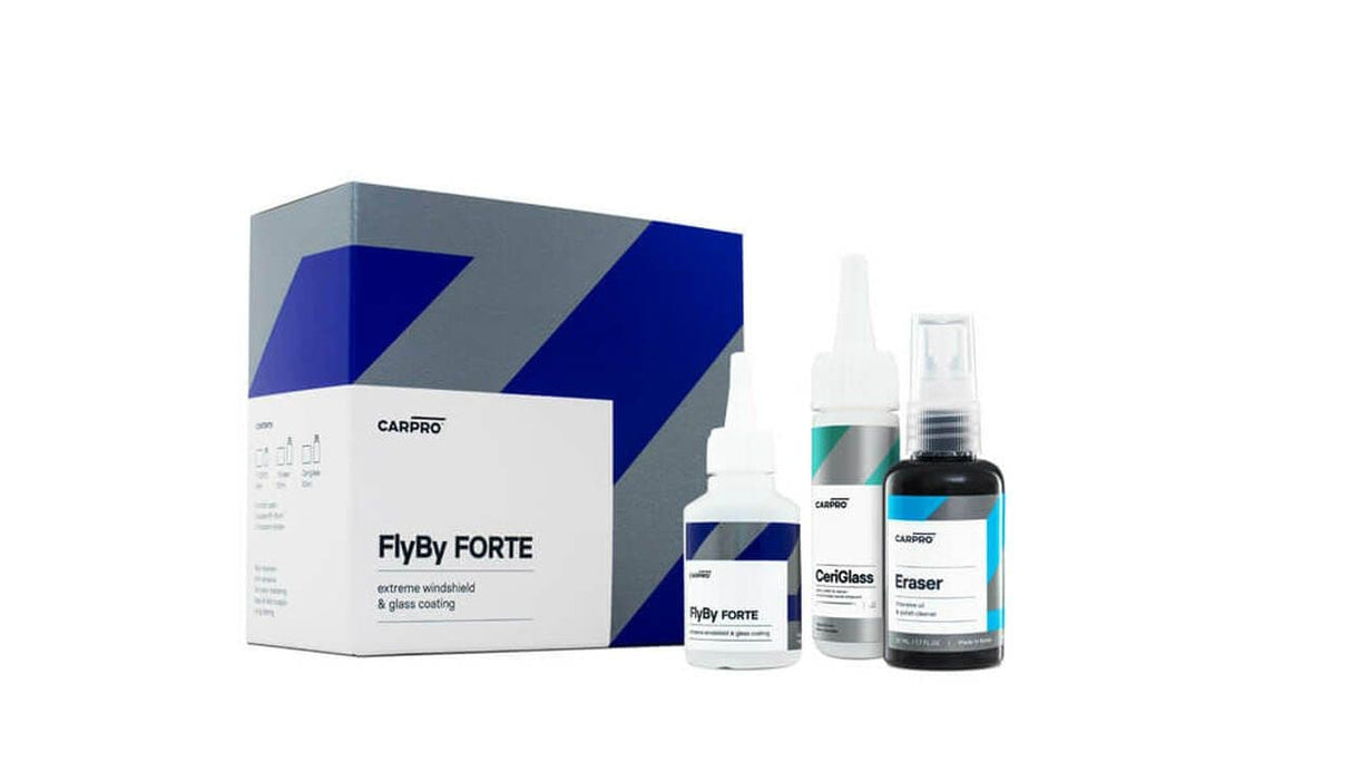 CarPro Flyby Forte Extreme Glass Sealant 15ml 2020 Kit