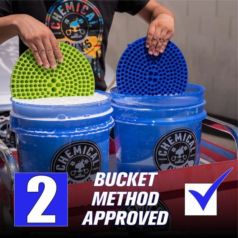 Chemical Guys Heavy Duty Detailing Bucket Transparent Blue 4.5G