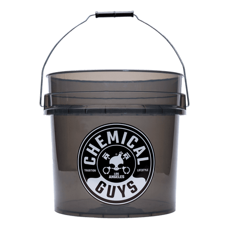 Chemical  Guys  Heavy Duty Ultra Clear Detailing Bucket  SMOKED OBSIDIAN BLACK