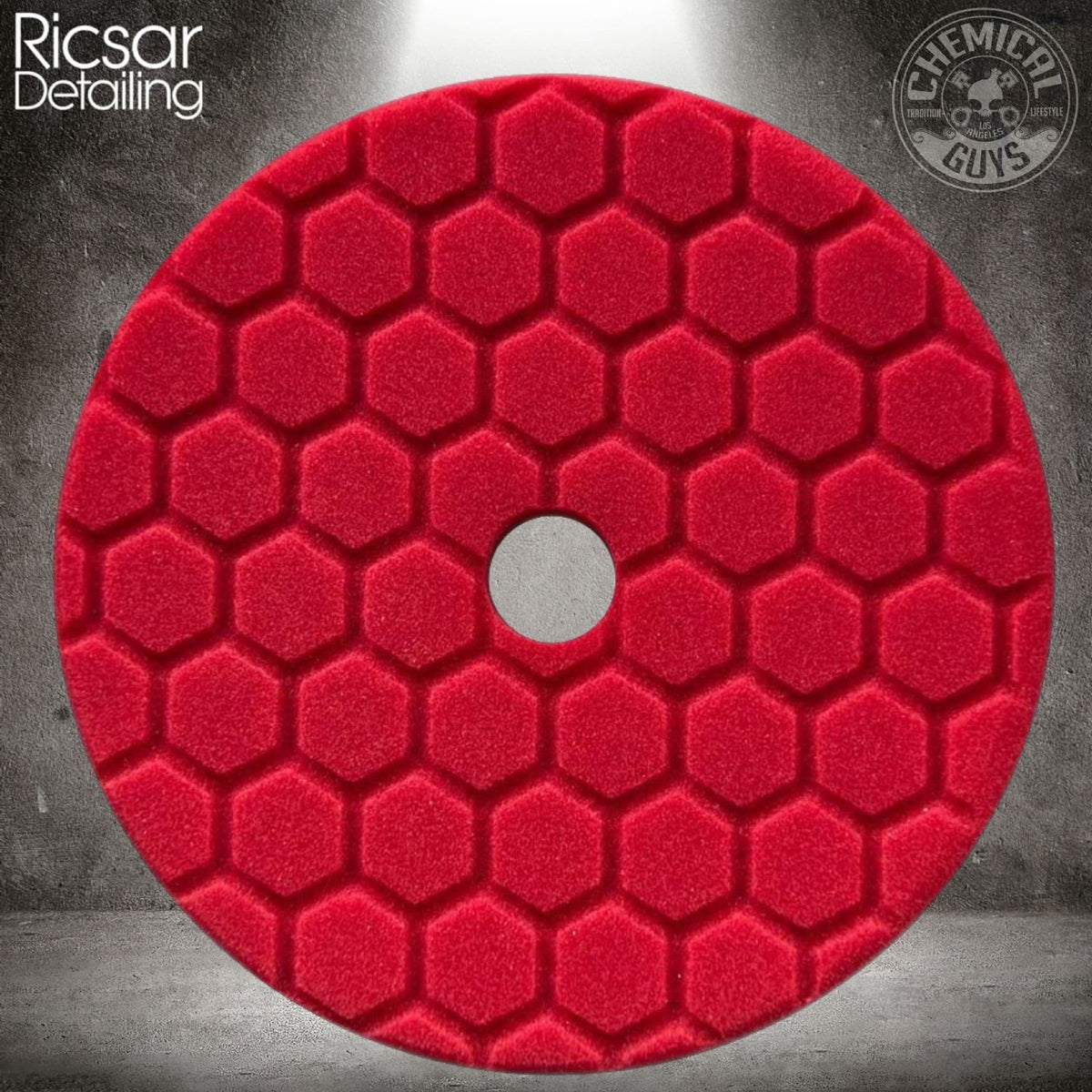 Chemical Guys Hex Logic Quantum Red Ultra Fine Finishing Pad – Detail Gear