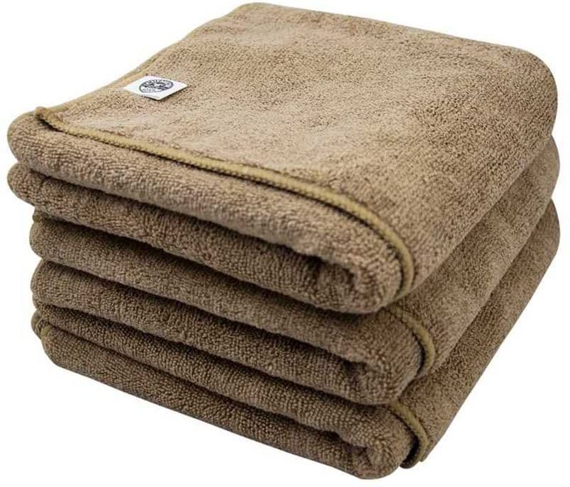 Chemical Guys Workhorse XL Tan Professional Grade Microfiber Towel