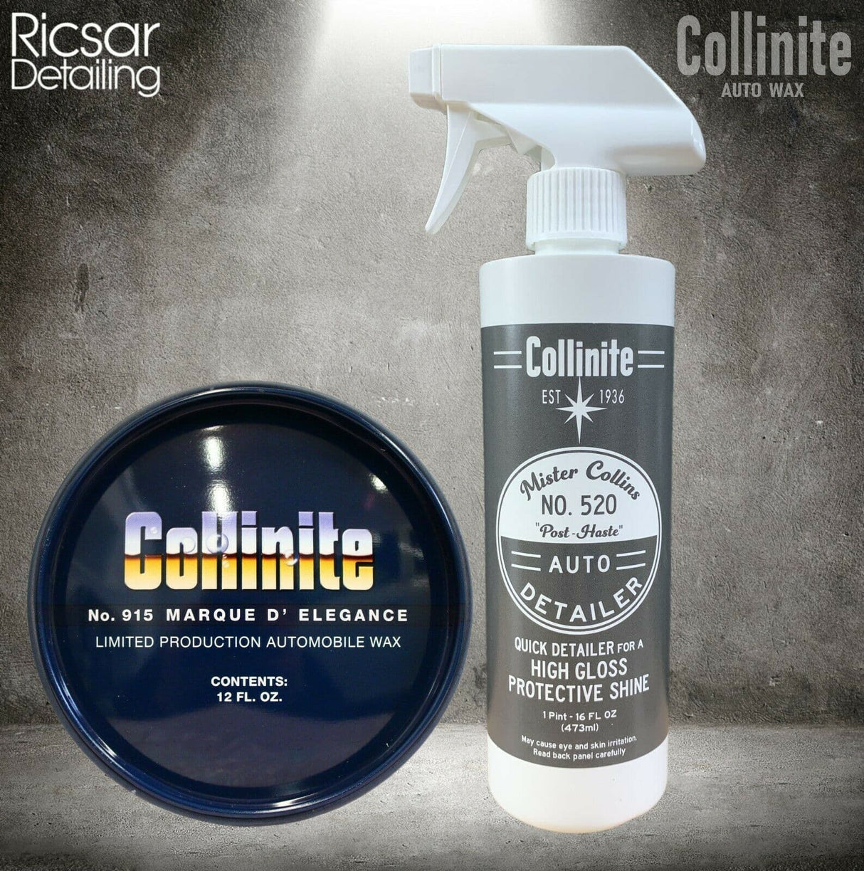 Collinite 915 Marque D'Elegance + Collinite 520 'Mister Collins' Quick Detailer